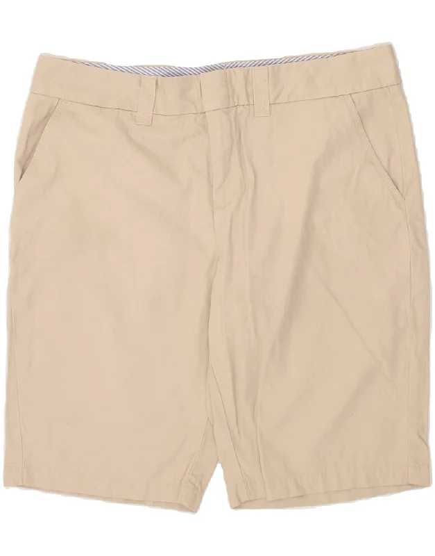 High-end Fabrics TOMMY HILFIGER Womens Chino Shorts UK 16 Large W34  Beige Cotton