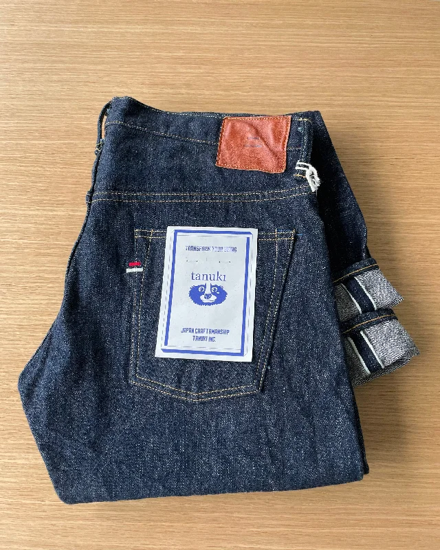 Slightly Flared Design EHT - "Earth" High Tapered 18oz Greencast Selvedge Jeans