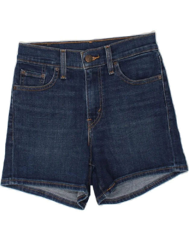 Preview New Products LEVI'S Womens Denim Shorts W25 XS Blue Cotton