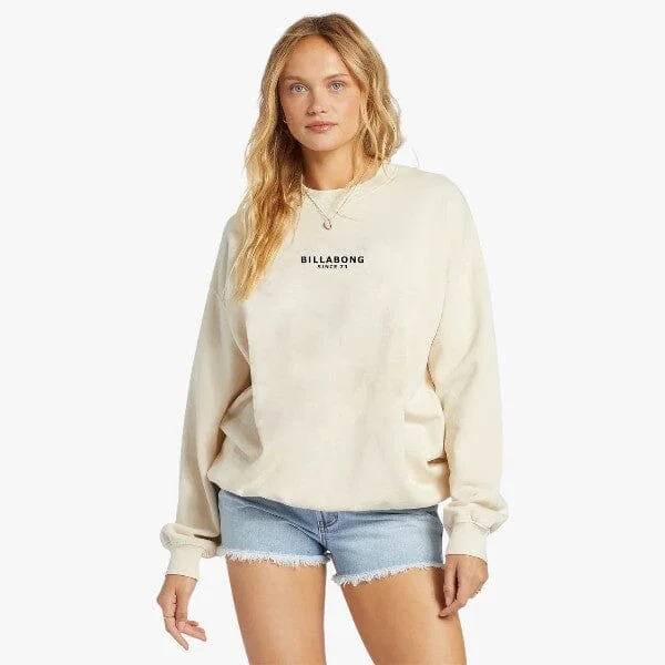 Dynamic Fashion Bilabong Womens Society Crew Sweater Whitecap