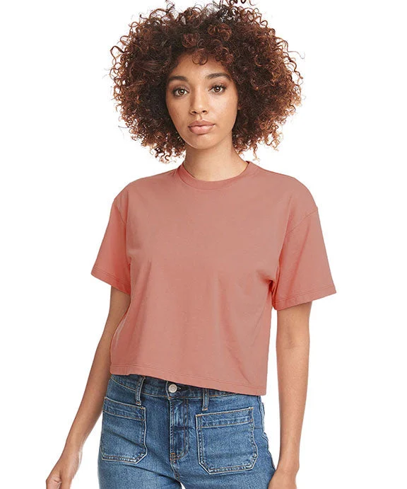 Simple Matching 1580NL - Next Level Ladies Ideal Crop T-Shirt | Desert Pink