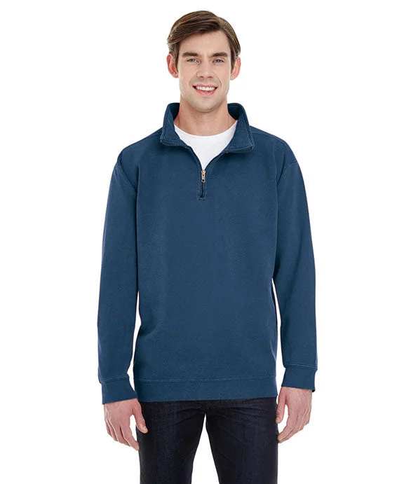 Celebrity Style 1580 - Comfort Colors Adult Quarter-Zip Sweatshirt | True Navy
