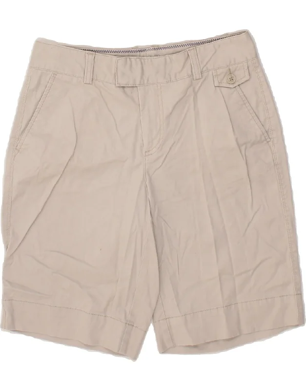 Simple Comfort DOCKERS Womens Chino Shorts US 6 Medium W30 Grey Cotton