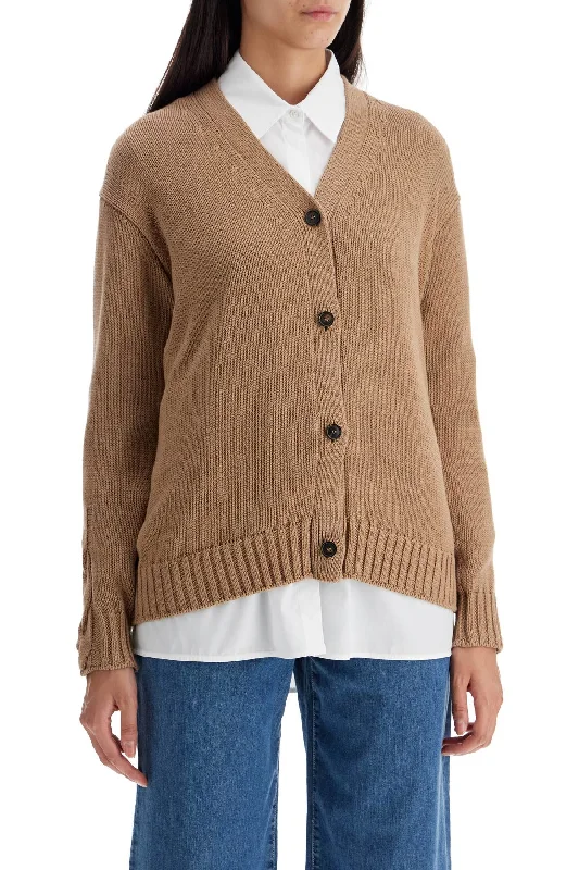Classic style S Max Mara Cotton Knit Cardigan Sweater