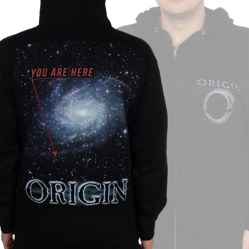 Literary Style Origin "You Are Here" Zip Hoodie