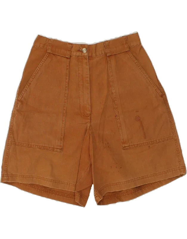 Unique Design TIMBERLAND Womens High Waist Chino Shorts US 10 Large W28 Brown Cotton Unique Design TIMBERLAND Womens High Waist Chino Shorts US 10 Large W28 Brown Cotton