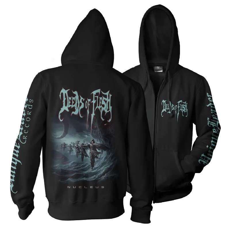 Elegant Wear Deeds of Flesh "Nucleus" Zip Hoodie
