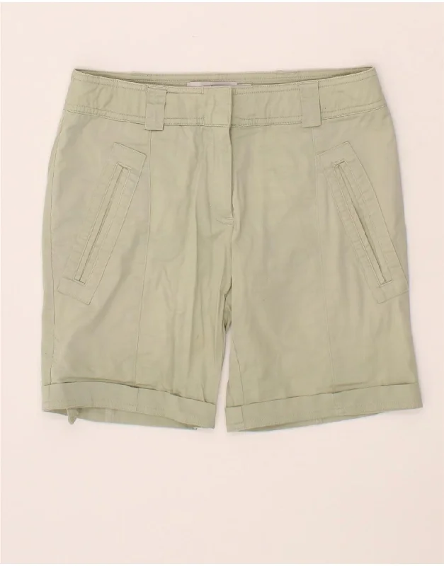 Retro Dress ADIDAS Womens Stella McCartney Casual Shorts W32 Large Green Cotton