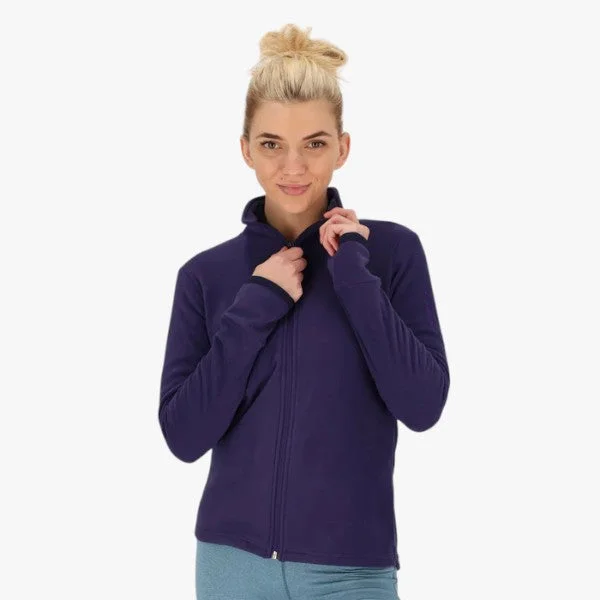 Playful Style Salomon Womens Full Zip Kabru Sweater Astral Aura