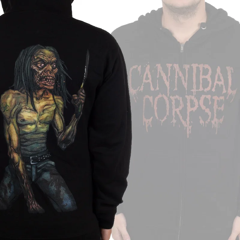 Comfortable Design Cannibal Corpse "Global Evisceration" Zip Hoodie