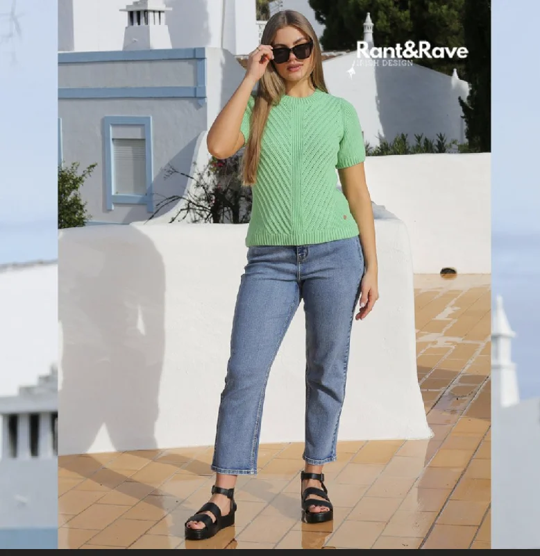 Comfortable Outfits Eva crop denim mom jeans