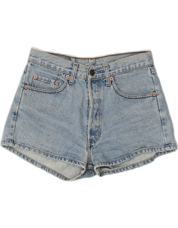 Celebrity Picks LEVI'S Womens Denim Shorts W30 Medium Blue Cotton