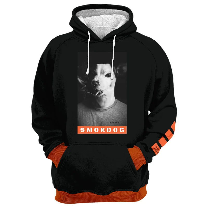 Sports Zipper Style Smokdog Hoodie