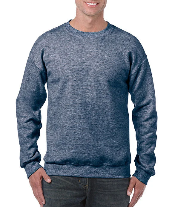 Fresh Comfort 18000 - Gildan Heavy Blend™ Adult Crew Neck Sweatshirt | Heather Sport Dark Navy Fresh Comfort 18000 - Gildan Heavy Blend™ Adult Crew Neck Sweatshirt | Heather Sport Dark Navy