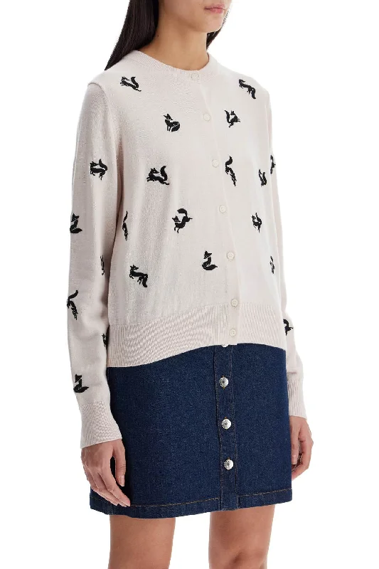 Elegant And Lazy Maison Kitsune Fancy Fox Cardigan