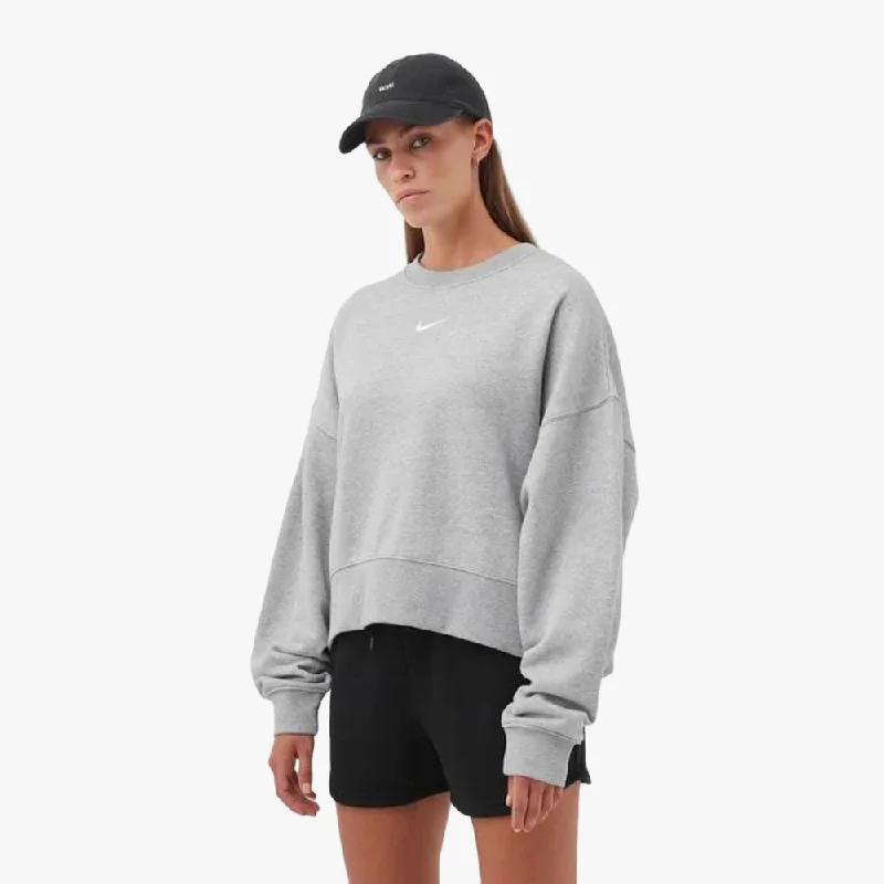 Spiritual Vitality Nike Womens Nsw Essential Os Crew Sweater Grey