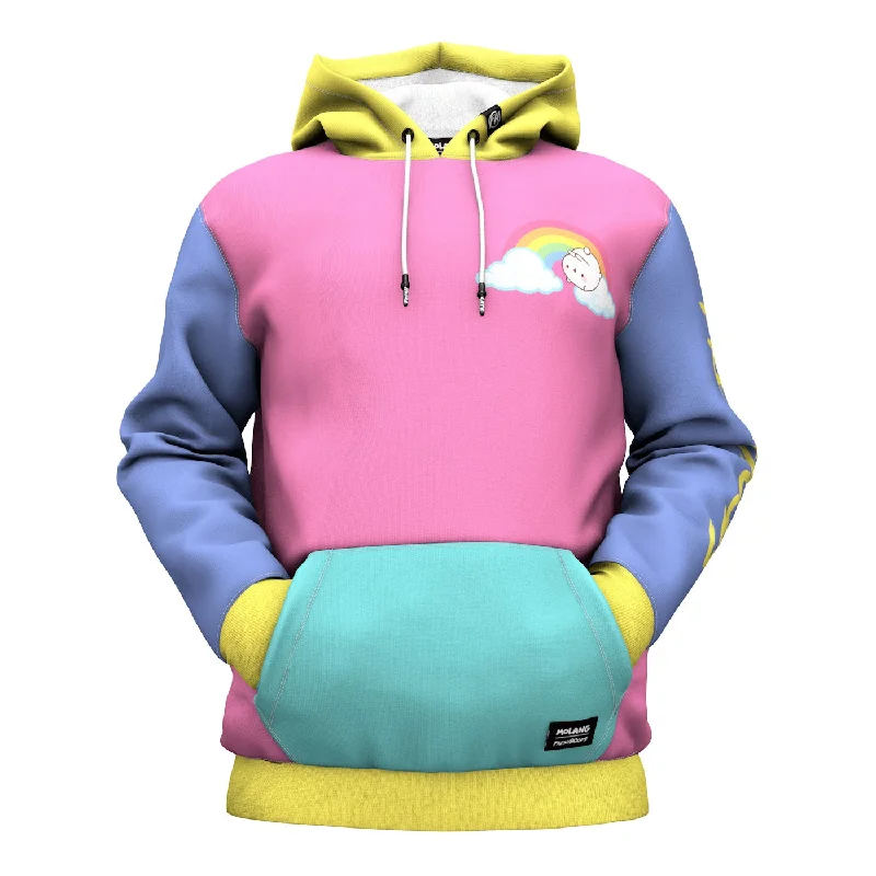 Chic Relaxation Rainbow Slide Hoodie