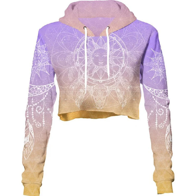 Modernism Litha Crop Hoodie