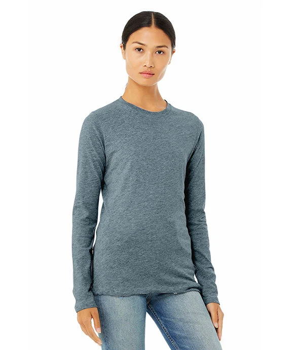 Fresh And Capable B6500 - Bella + Canvas Ladies Jersey Long-Sleeve T-Shirt | Heather Slate Fresh And Capable B6500 - Bella + Canvas Ladies Jersey Long-Sleeve T-Shirt | Heather Slate