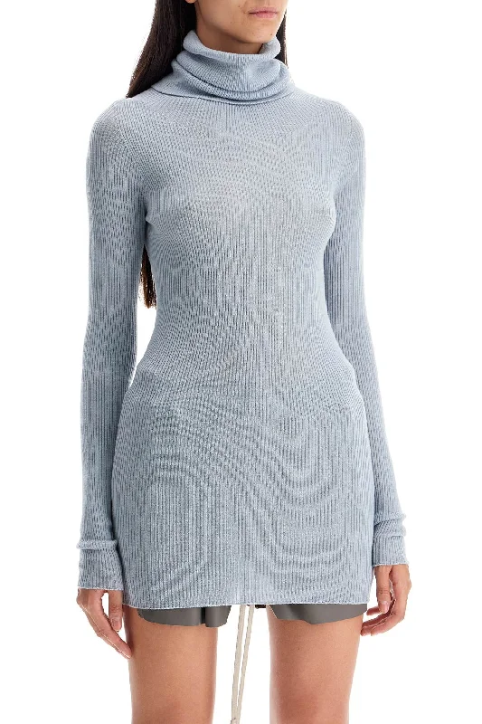 Energy Plan Rick Owens High-Neck Wool Pullover Sweater