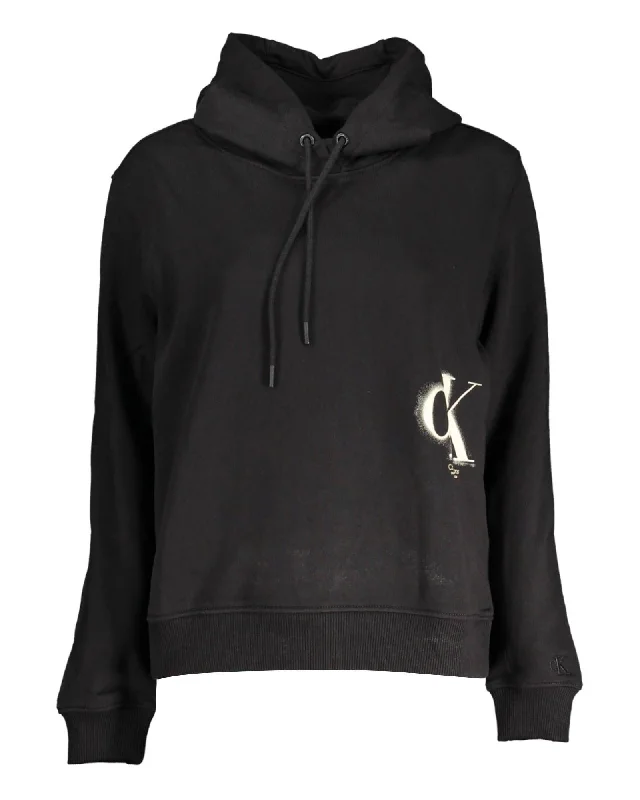Versatile Wear Calvin Klein Women's Black Cotton Sweater - XL