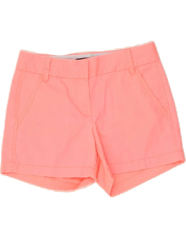 Comfortable Series J. CREW Womens Chino Shorts US 0 XS W30 Pink Cotton