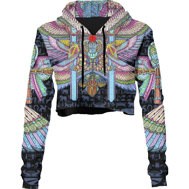 Sports Comfort Style Khepri Crop Hoodie