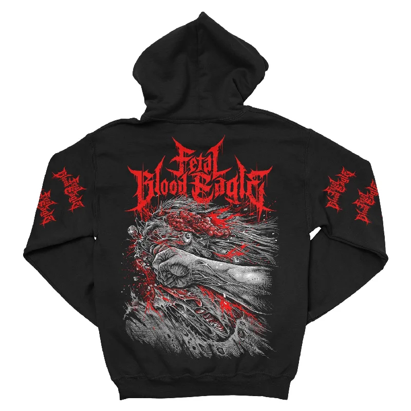 British Style Fetal Blood Eagle "HFF" Zip Hoodie