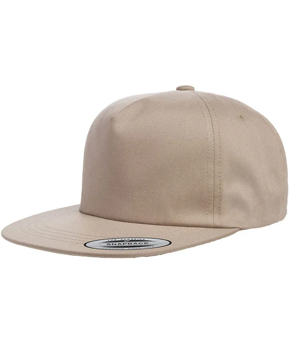 Youthful Street Fashion Y6502 - Yupoong Adult Unstructured 5-Panel Snapback Cap | Khaki Youthful Street Fashion Y6502 - Yupoong Adult Unstructured 5-Panel Snapback Cap | Khaki