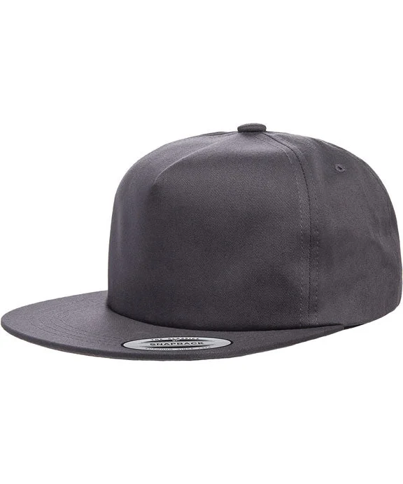 Retro Fashion Y6502 - Yupoong Adult Unstructured 5-Panel Snapback Cap | Charcoal