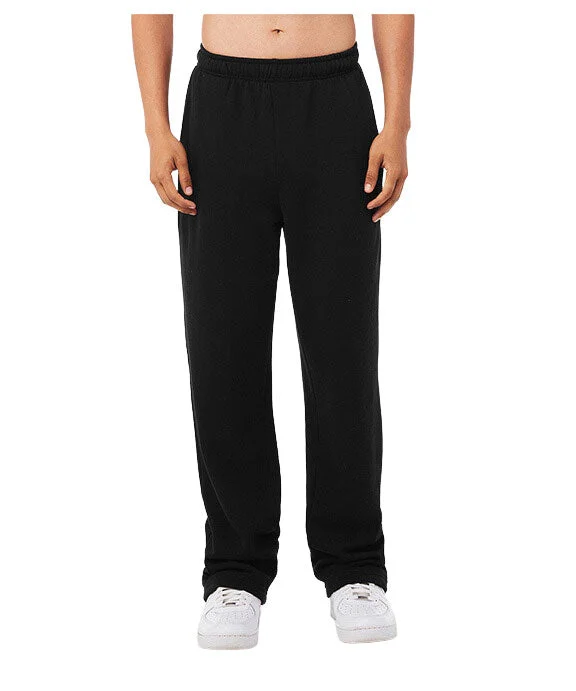 Urban Style 3725 - Bella + Canvas Unisex Straight-Leg Sweatpants | Black