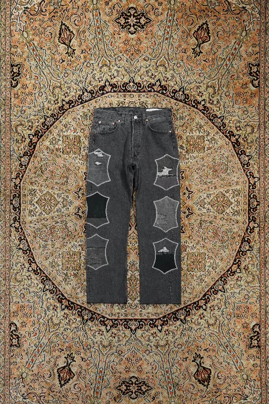Modern City Children of the discordance NY: BORO PATCH DENIM TYPE B (BLACK)