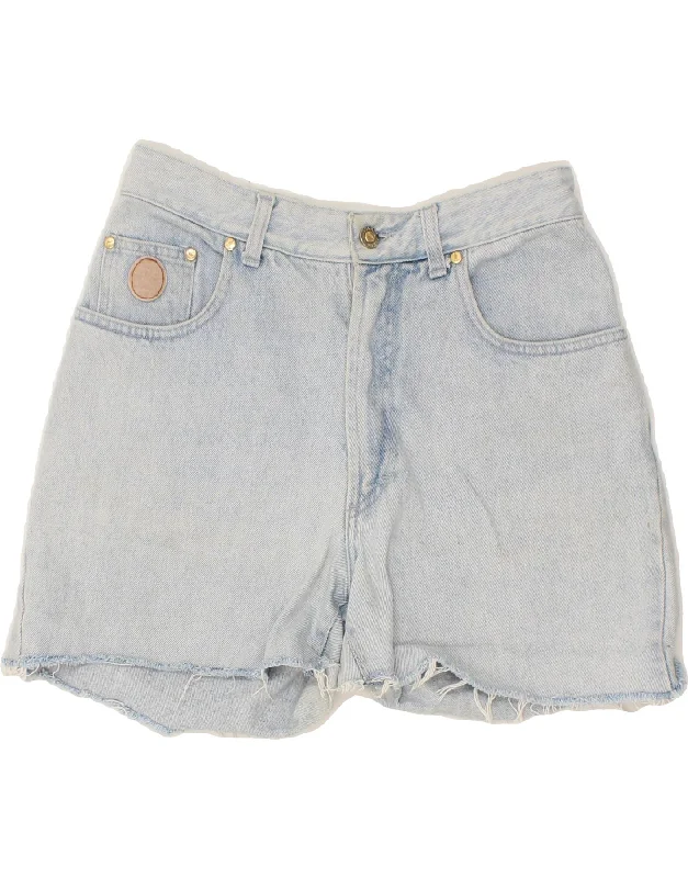 Comfortable Fashion TRUSSARDI Womens Denim Shorts W33 Large Blue Cotton