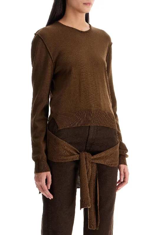 Elegant And Elegant Lemaire Knit Sweater With Tieable