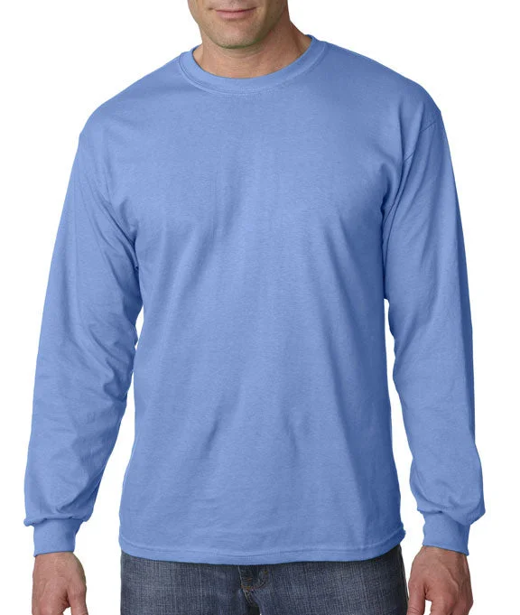 Black And White Style G5400 - Gildan Heavy Cotton™ Adult Long Sleeve T-Shirt | Carolina Blue Black And White Style G5400 - Gildan Heavy Cotton™ Adult Long Sleeve T-Shirt | Carolina Blue