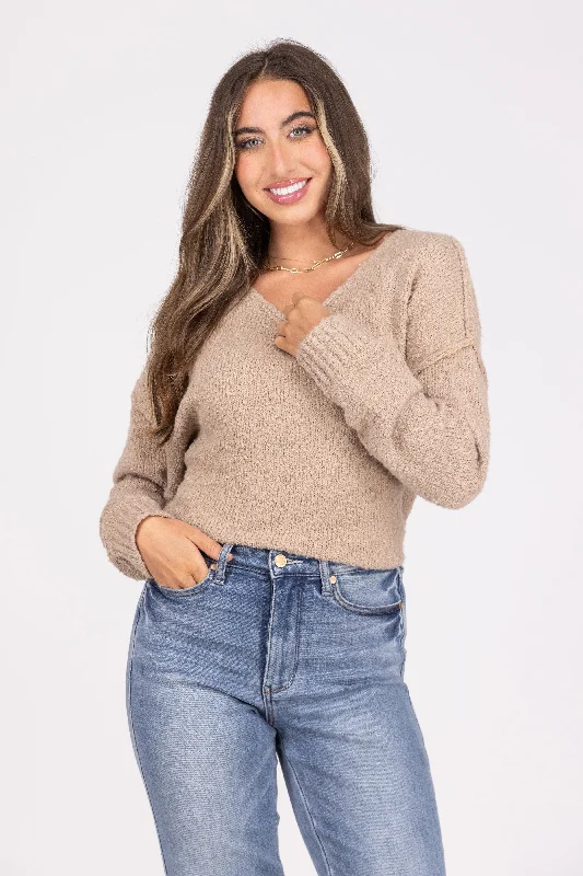 Slim Fit ALB Custom American Sweetheart Women's Ribbed Cuffs Sweater