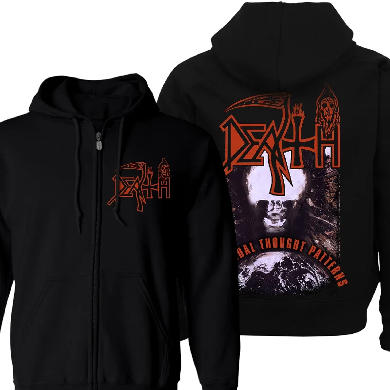 Cozy Shirts Death "Individual Thought Patterns" Zip Hoodie