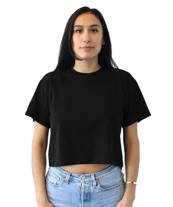 Sports Fashion 1580NL - Next Level Ladies Ideal Crop T-Shirt | Black
