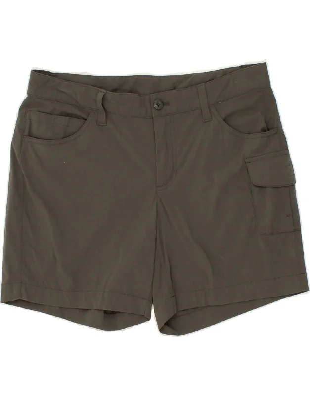 Fashion Must-have EDDIE BAUER Womens Cargo Shorts US 8 Medium W34 Khaki Polyamide