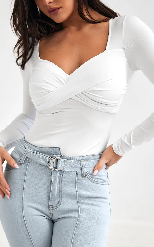 Avant-garde trend Lydia Top - White
