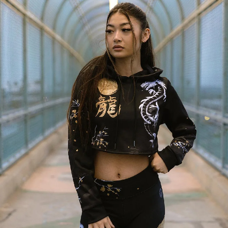 Casual Chic Wear Tatsu Crop Hoodie