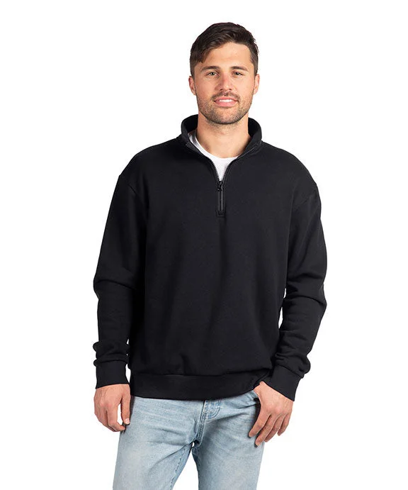 Personalized Wear 9643 - Next Level Unisex Fleece Quarter-Zip | Black