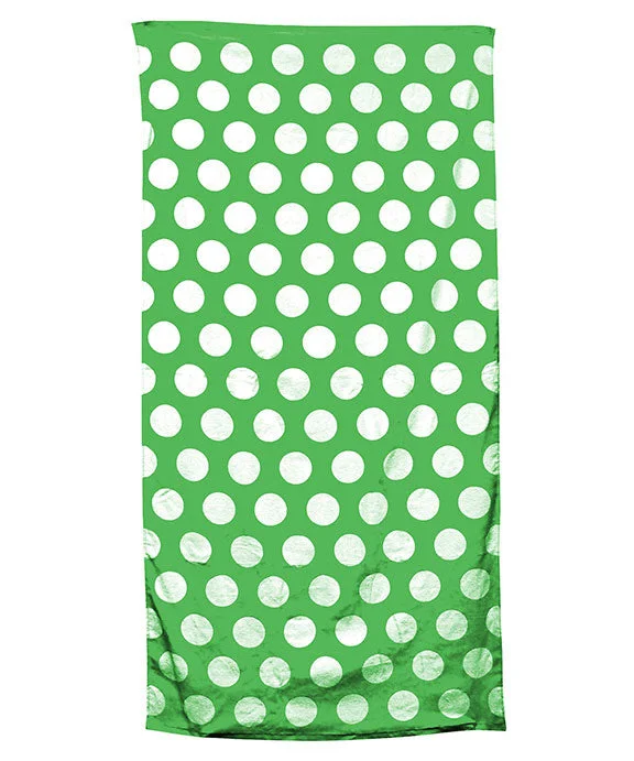 Cool Summer C3060 - Carmel Towel Company Classic Beach Towel | Kelly Polka Dot