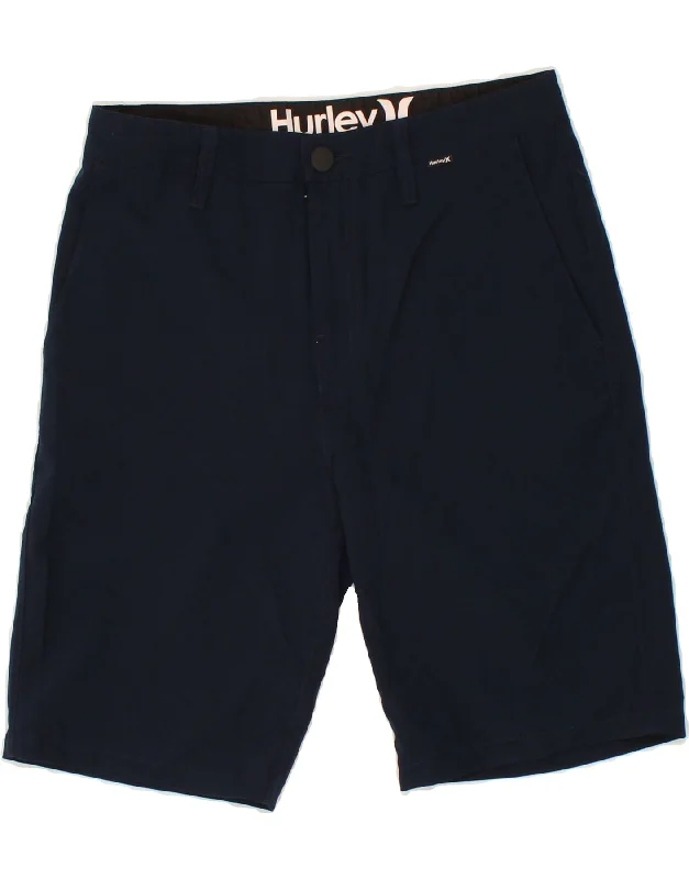 High-quality Styles HURLEY Womens Chino Shorts W28 Medium  Navy Blue Polyester