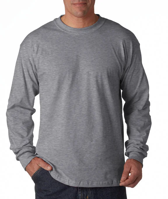 Relaxed Fashion G5400 - Gildan Heavy Cotton™ Adult Long Sleeve T-Shirt | Sport Grey