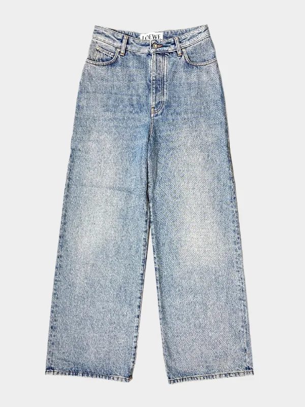 Design sense High Waist Washed Jeans