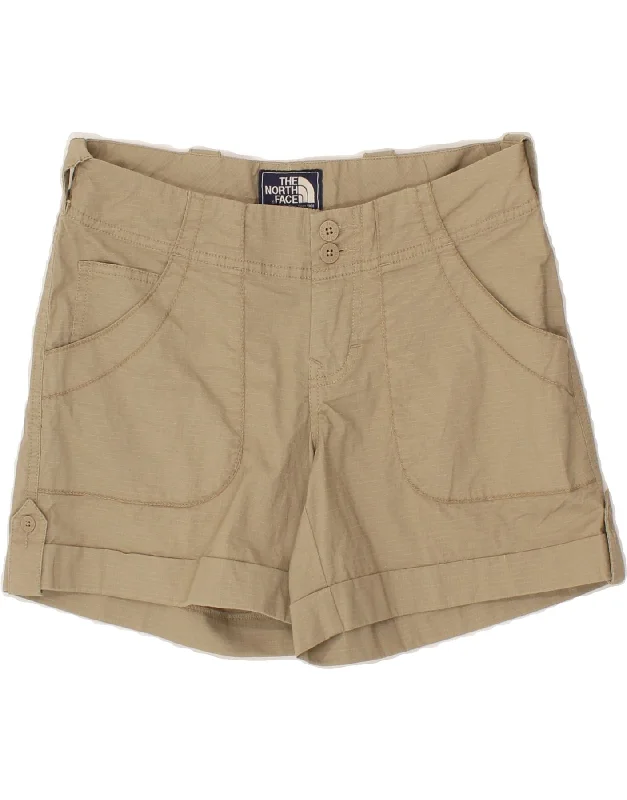 Celebrity Style THE NORTH FACE Womens Shorts US 2 XS W30  Beige Cotton