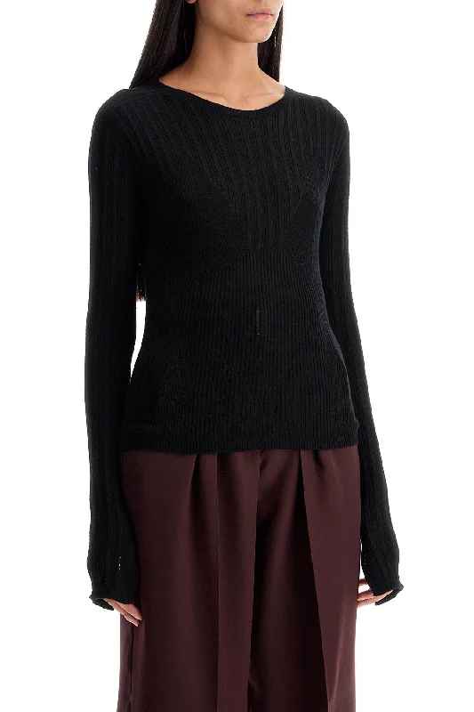 Weekend Style Lanvin Ribbed Crewneck Sweater