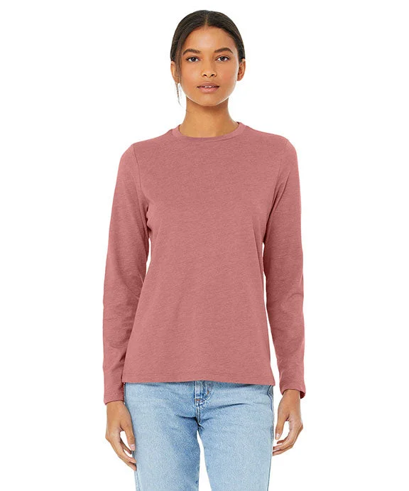 Versatile Items B6500 - Bella + Canvas Ladies Jersey Long-Sleeve T-Shirt | Heather Mauve Versatile Items B6500 - Bella + Canvas Ladies Jersey Long-Sleeve T-Shirt | Heather Mauve