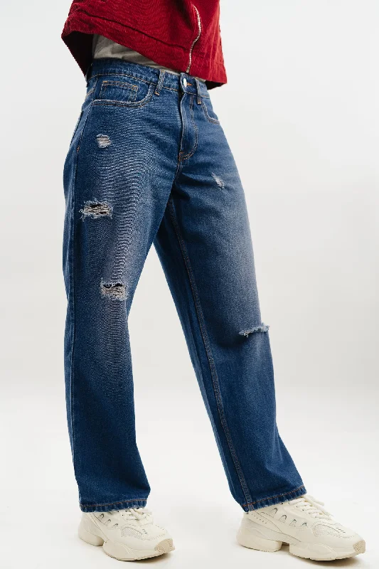 Fashionable Inner Wear Sapphire Blue Timeless Men's Jeans